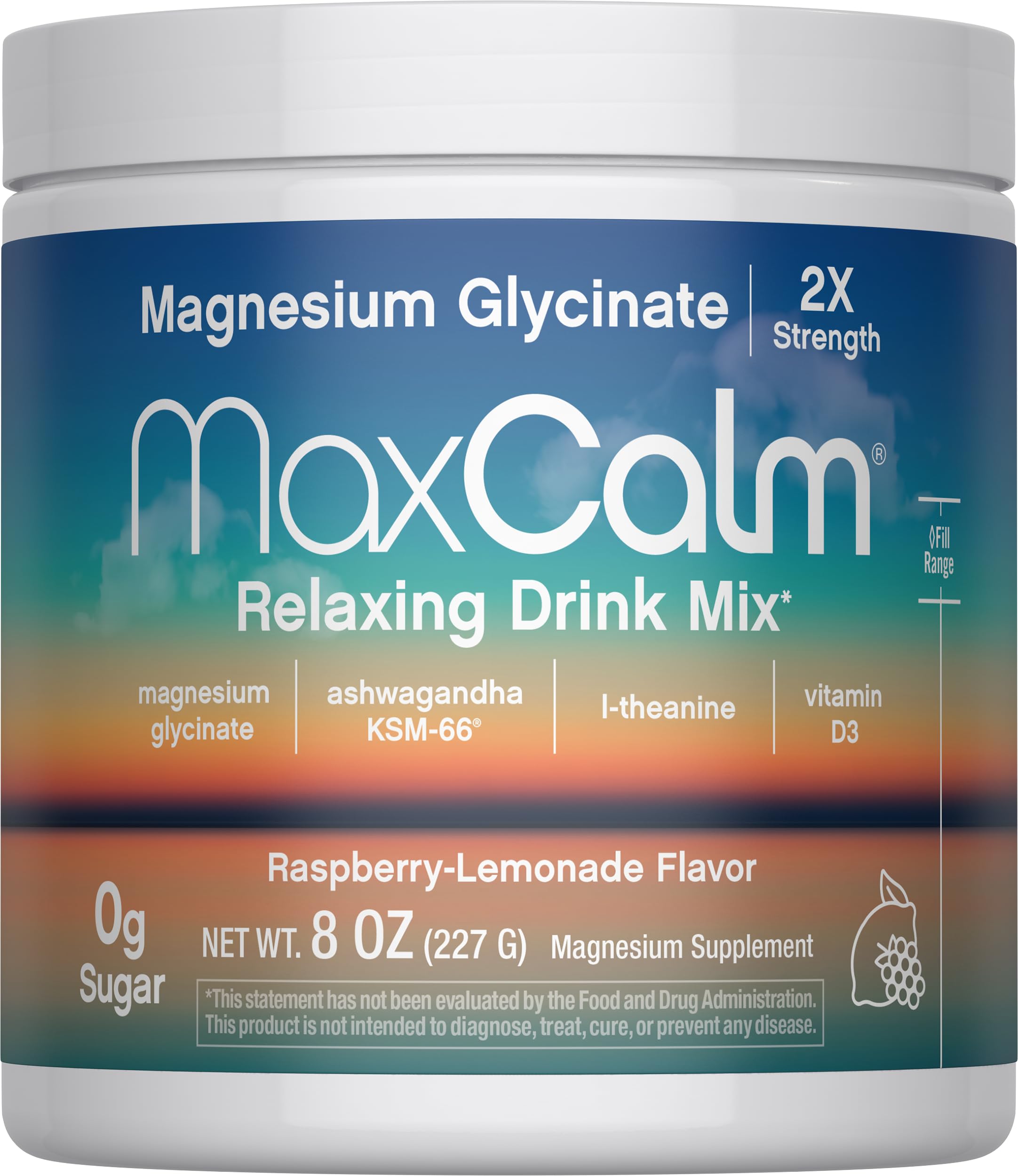 Amazon.com: Max Calm Relaxing Drink Mix | Raspberry-Lemonade